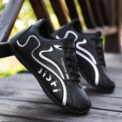 Stylish leather waterproof and non-slip athleisure shoes