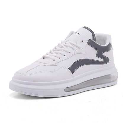 Stylish shiny air cushion thick-soled heightened athleisure shoes