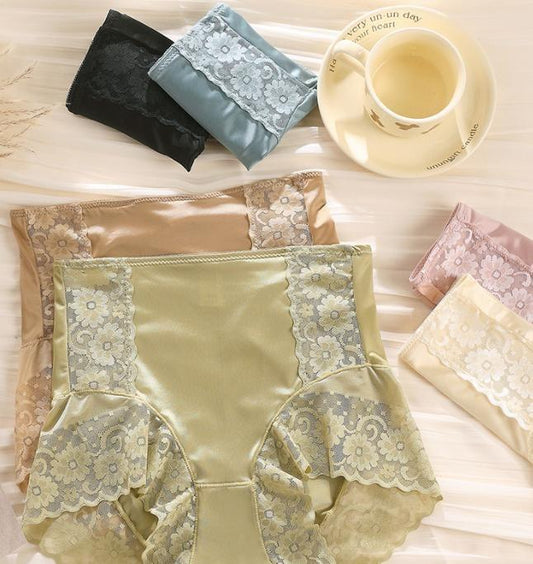 Tummy Shaping Lace Gynecological Panties