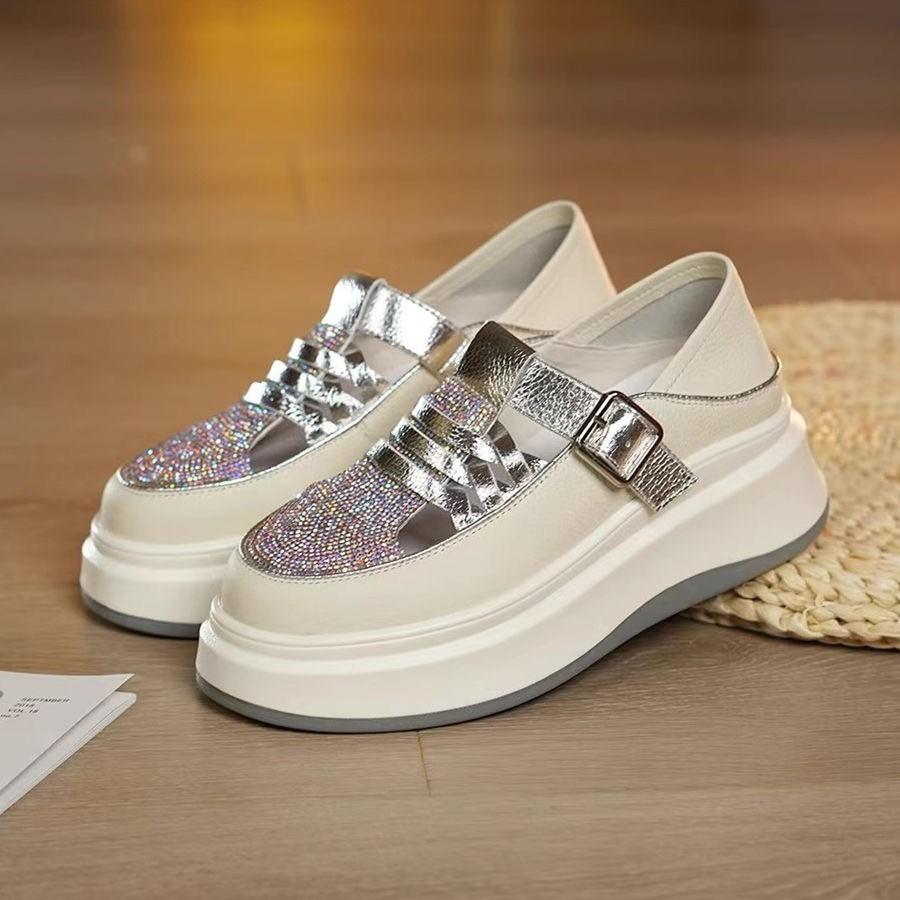 2023 Summer New Fashion Simple Hollow Platform Sandals