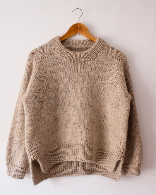 Lightweight Warm Knit Textured Sweater