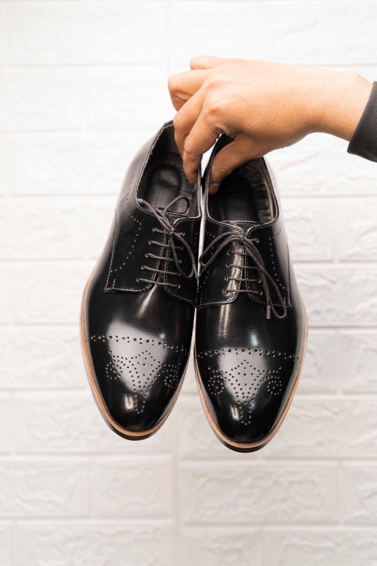 Premium Black Derby Shoes