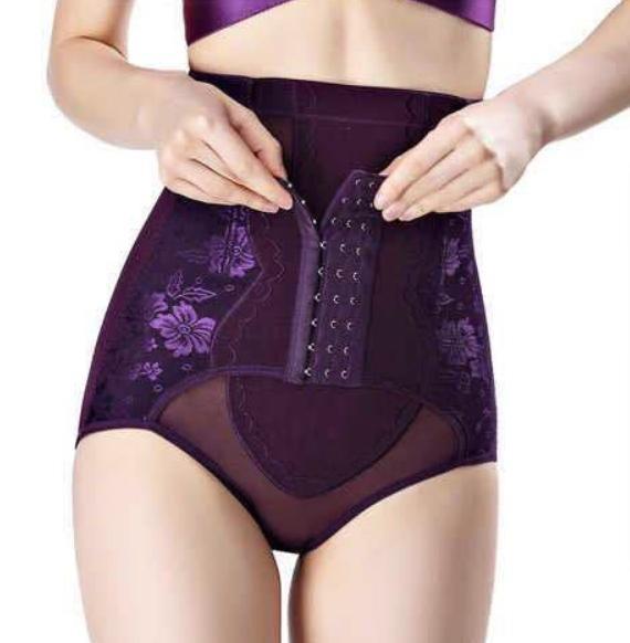 Postpartum High Elastic Lace Buttocks Lifting Buckle Gynecological Panties