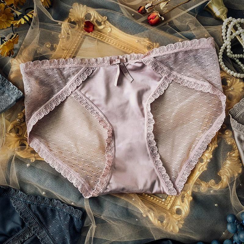 Sexy lace breathable cotton Gynecological Pants