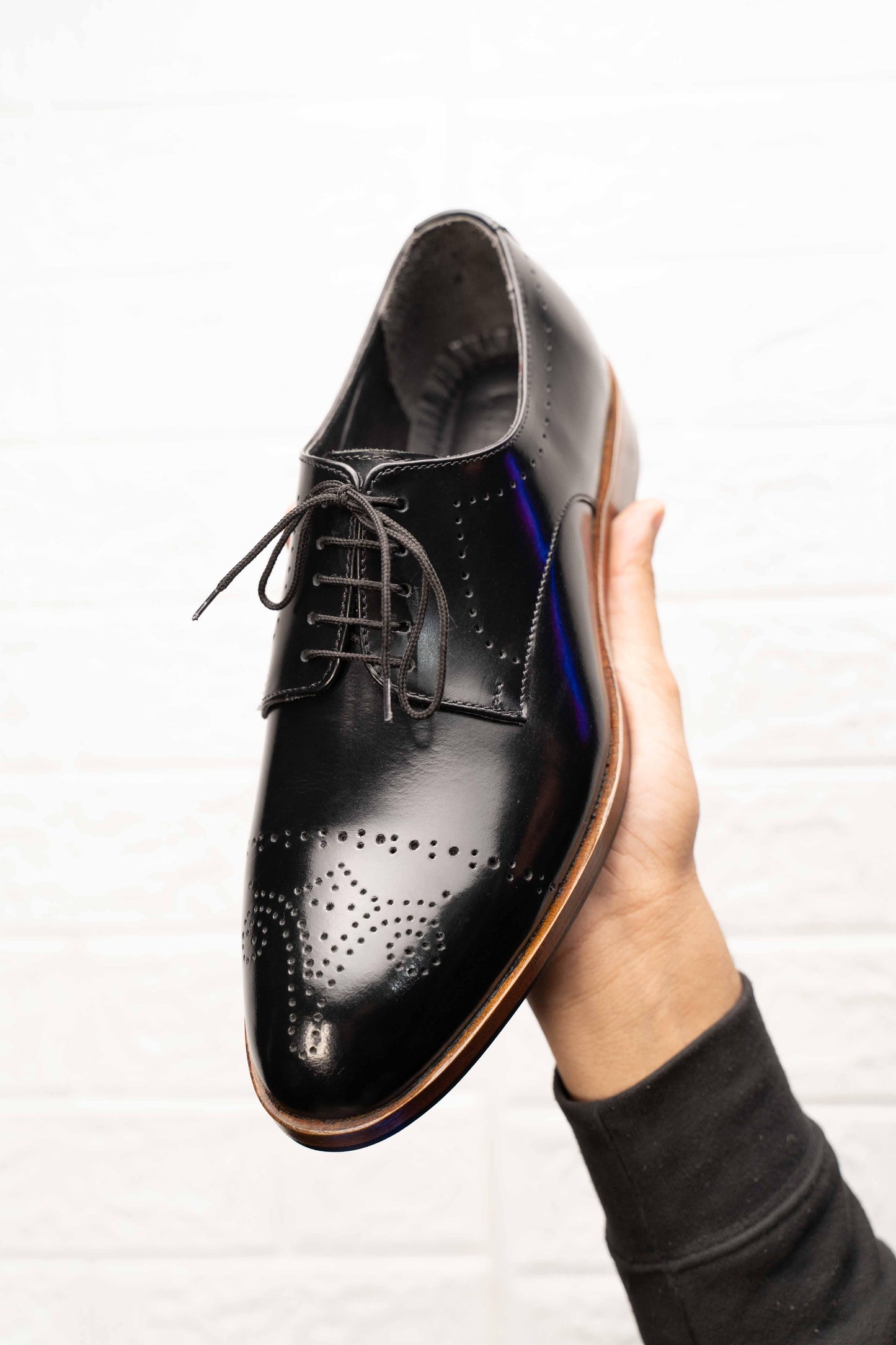 Premium Black Derby Shoes