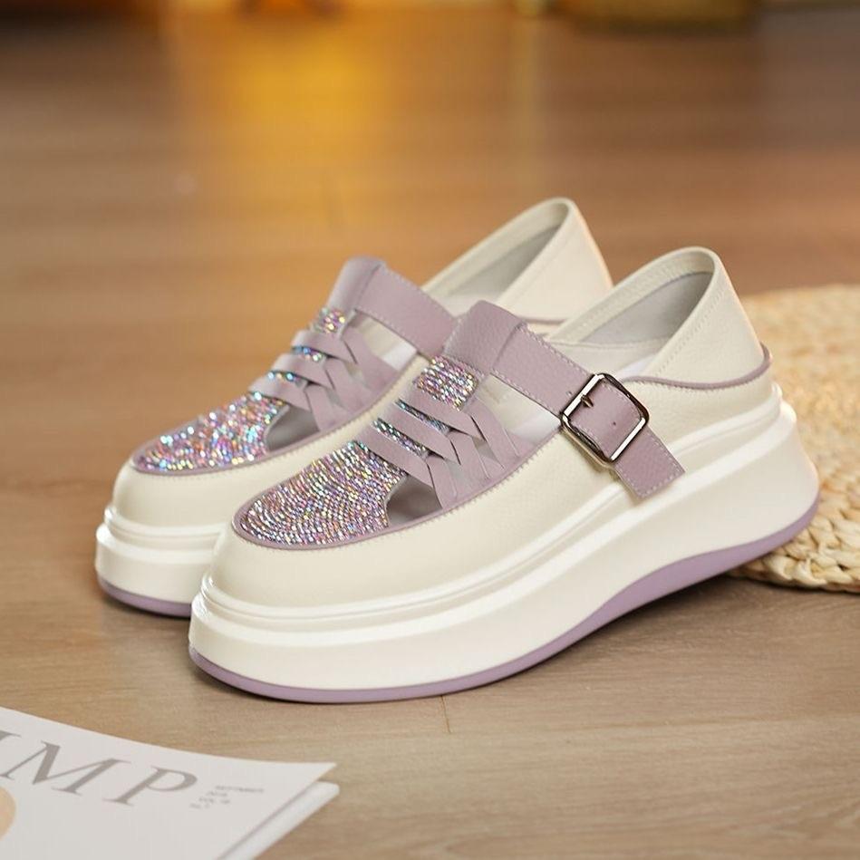 2023 Summer New Fashion Simple Hollow Platform Sandals