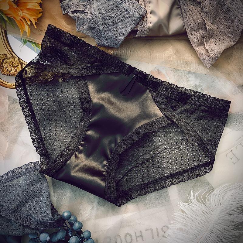 Sexy lace breathable cotton Gynecological Pants