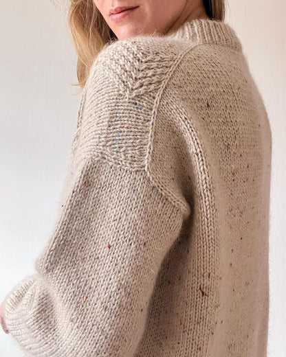 Lightweight Warm Knit Textured Sweater