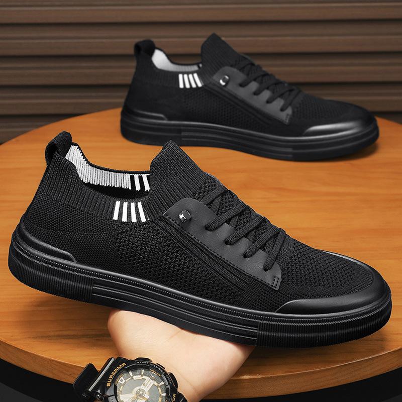 Trendy breathable mesh lightweight summer men's shoes