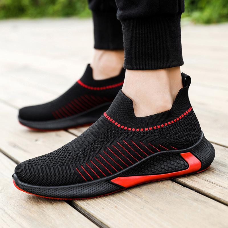 New summer trend casual fashion sports men's breathable running shoes