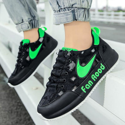 Stylish denim breathable platform soles non-slip lightweight shoes