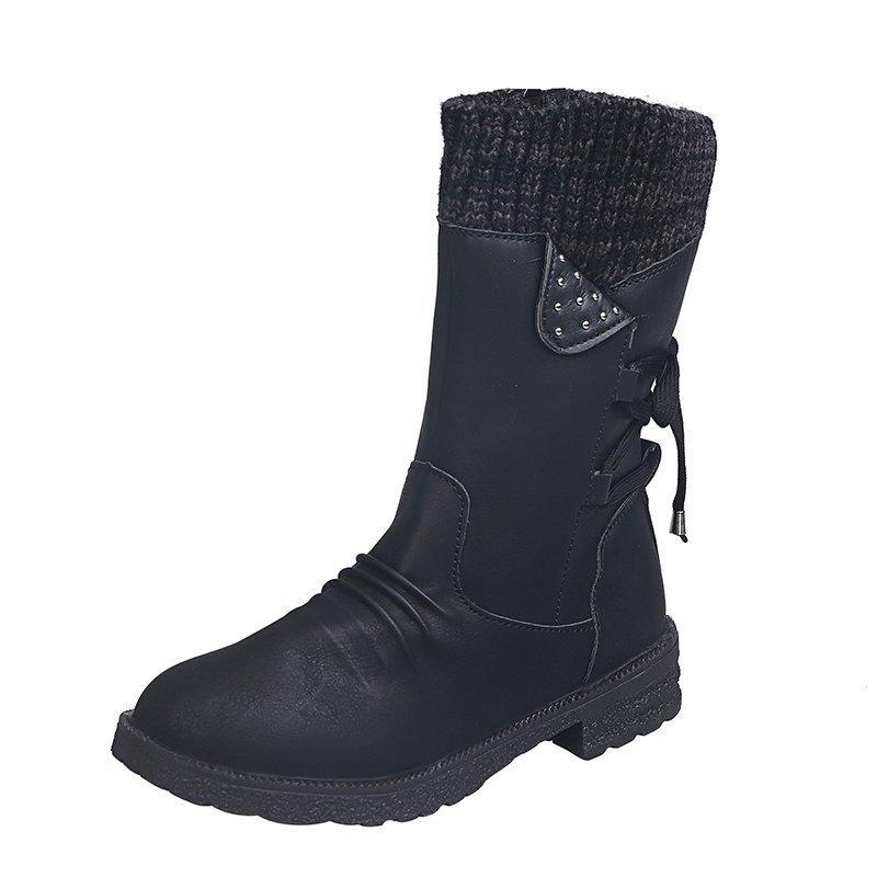 Snowy Waterproof Mid Calf Zipper Boots