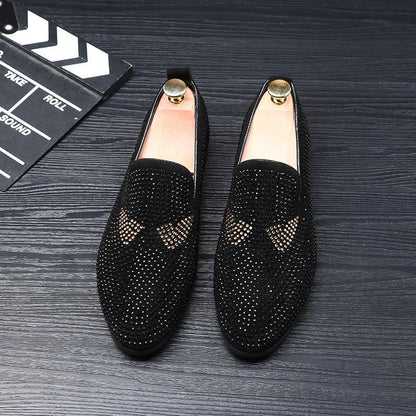 Men's Monster Rhinestone Loafers