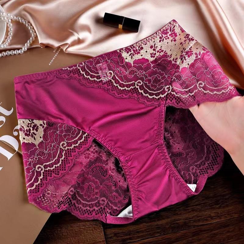 Antibacterial Satin Lace Gynecological Panties