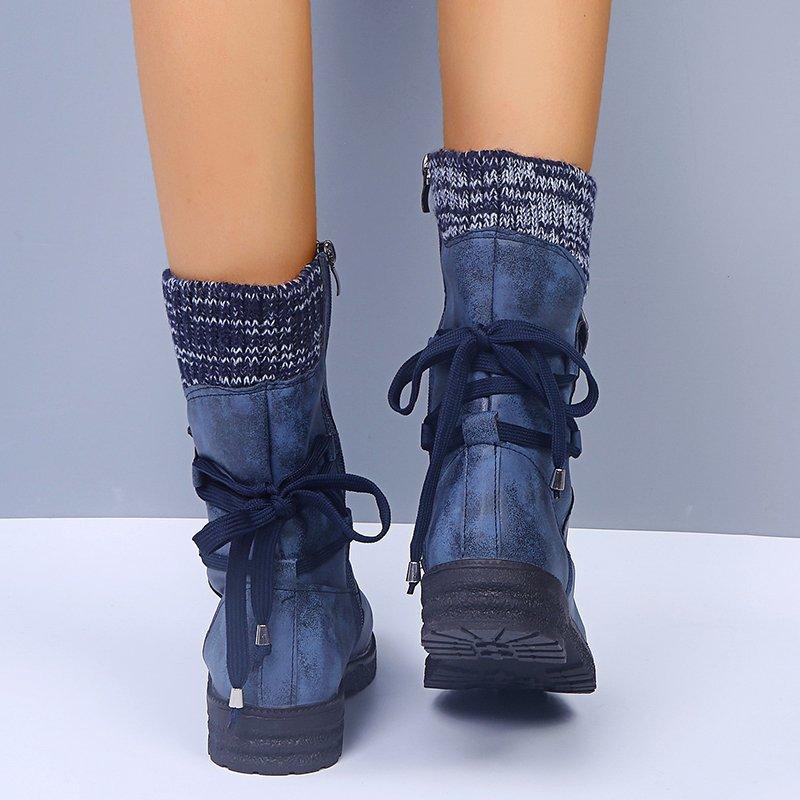 Snowy Waterproof Mid Calf Zipper Boots