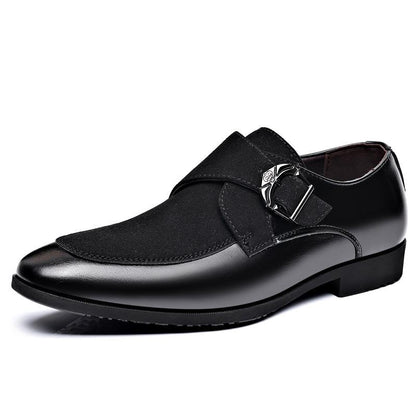 Business Formal Casual Shoes Frosted English Shoes