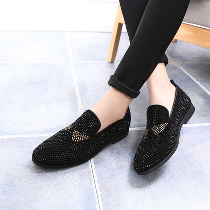 Men's Monster Rhinestone Loafers