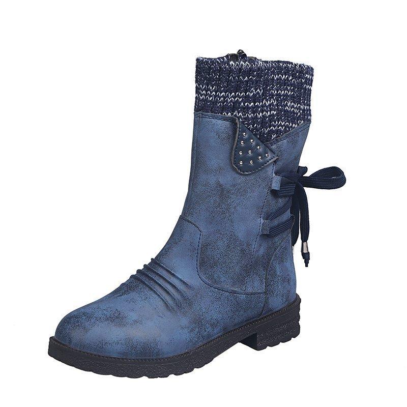 Snowy Waterproof Mid Calf Zipper Boots