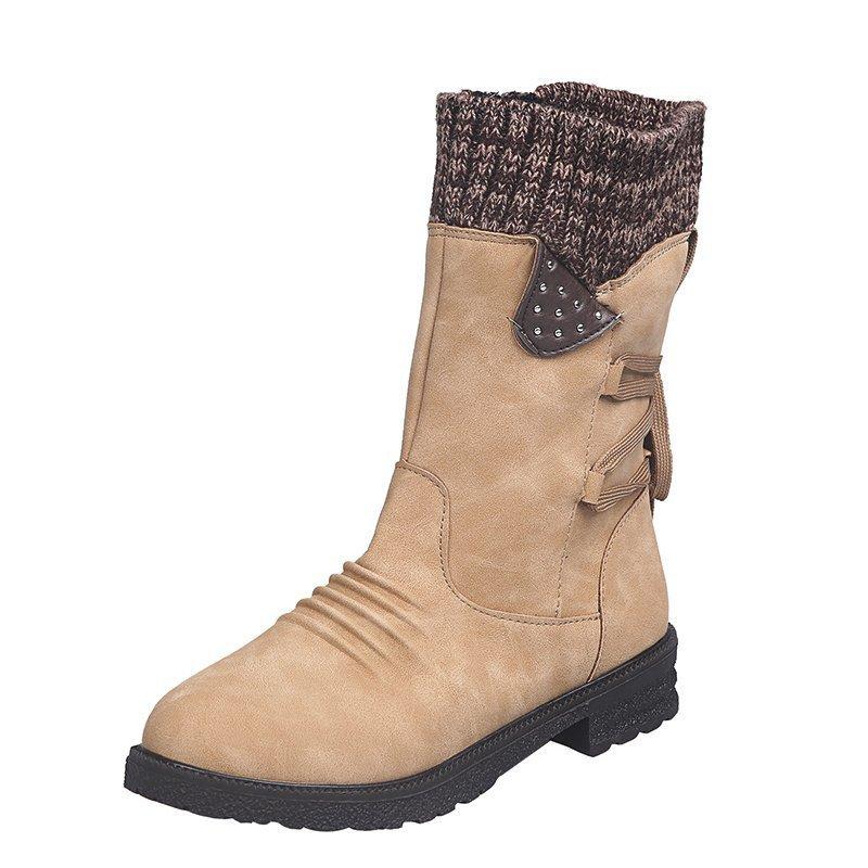 Snowy Waterproof Mid Calf Zipper Boots