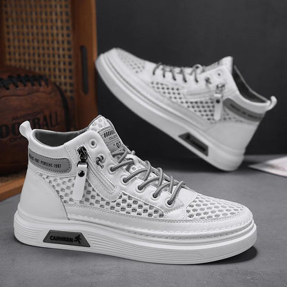 Trendy hollow breathable casual men's sports shoes