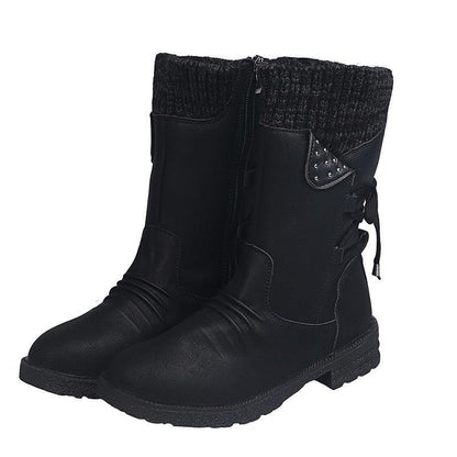 Snowy Waterproof Mid Calf Zipper Boots