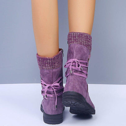 Snowy Waterproof Mid Calf Zipper Boots