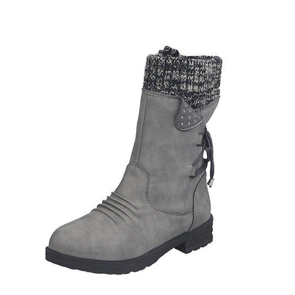 Snowy Waterproof Mid Calf Zipper Boots