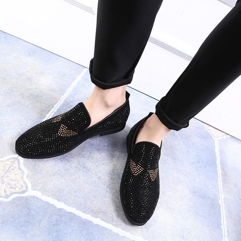 Men's Monster Rhinestone Loafers