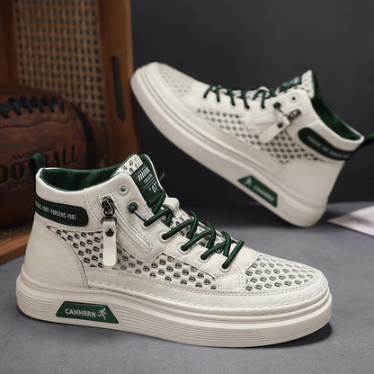 Trendy hollow breathable casual men's sports shoes