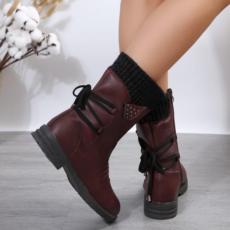 Snowy Waterproof Mid Calf Zipper Boots