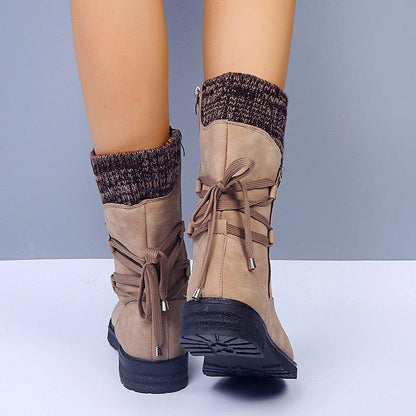 Snowy Waterproof Mid Calf Zipper Boots