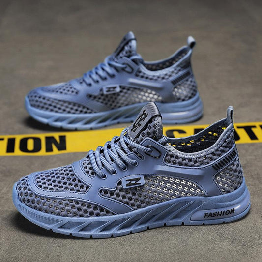 Summer new ultra-thin and breathable hollow mesh lightweight casual running sneakers