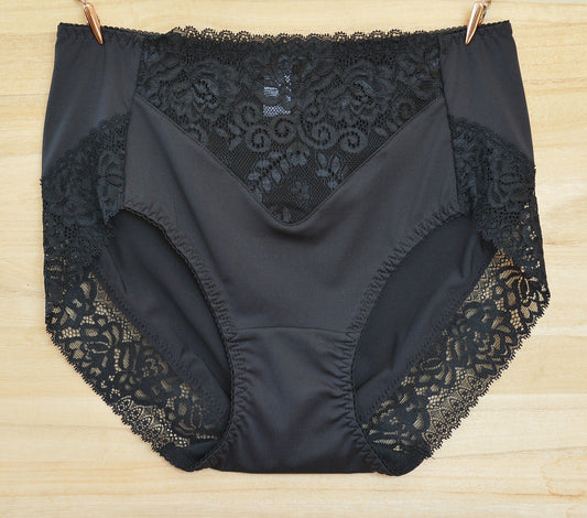 High Waist Stretch Lace Panties