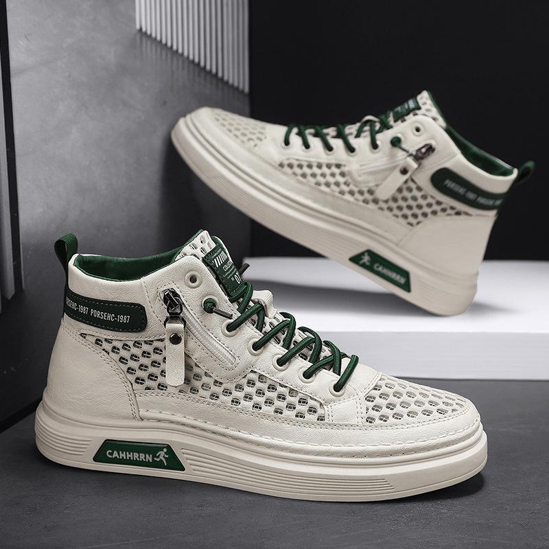 Trendy hollow breathable casual men's sports shoes