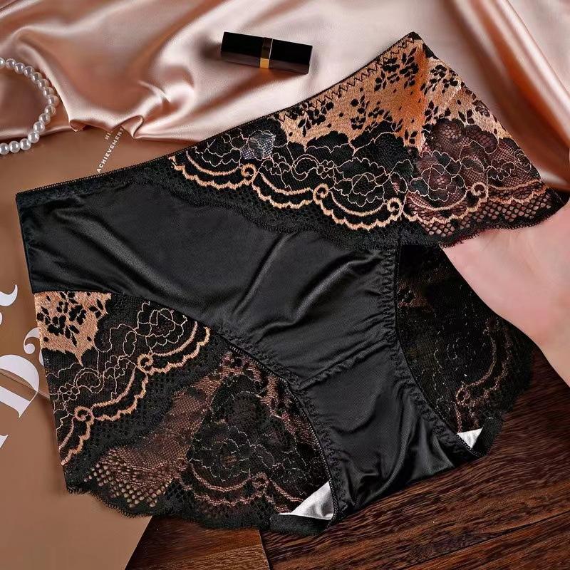 Antibacterial Satin Lace Gynecological Panties