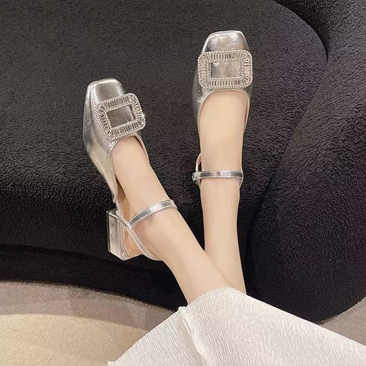 Silver  Fashion Sandals