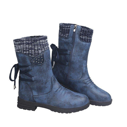 Snowy Waterproof Mid Calf Zipper Boots