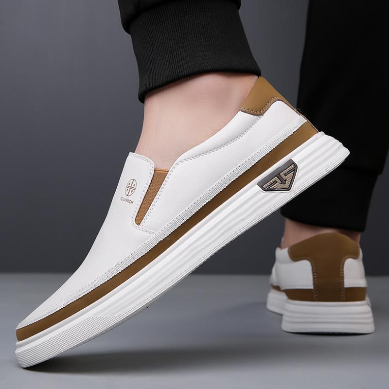 Casual Non-Slip Soft-Soled Driving One-Step Leather Shoes