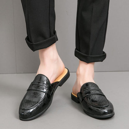 English style half-toe shoes