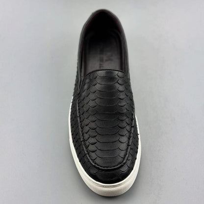 Simple Fish Scale Textured Shoes