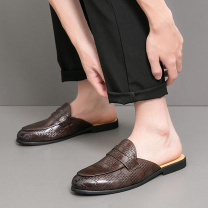 English style half-toe shoes