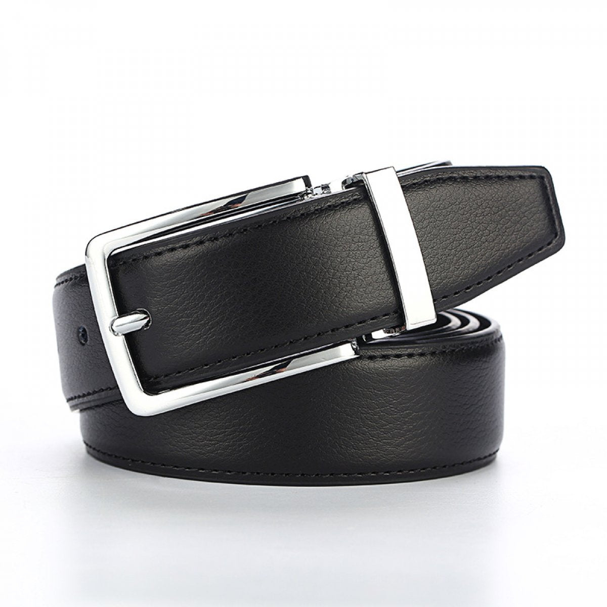 Business Pin Buckle Textured Belt