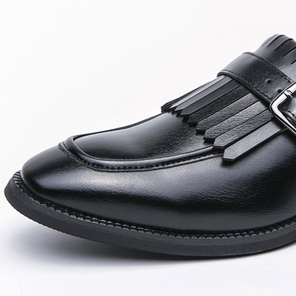 Retro Buckle Loafers