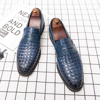 Casual Business Woven Loafers