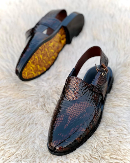 Designed Casual Crocodile Floral Sandals