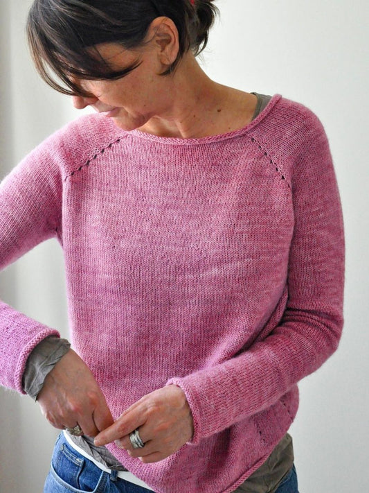 Pink Fashion Casual Sweater