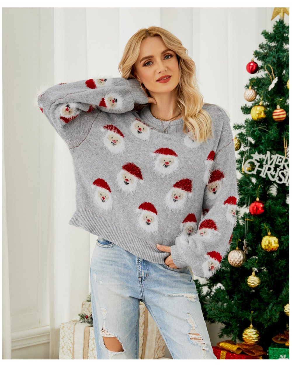 ❄️🎄Xmas Santa Claus Pullover Sweater<🎄Christmas discount🎄>🎄❄️