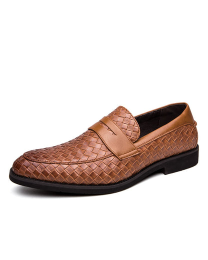 Casual Business Woven Loafers