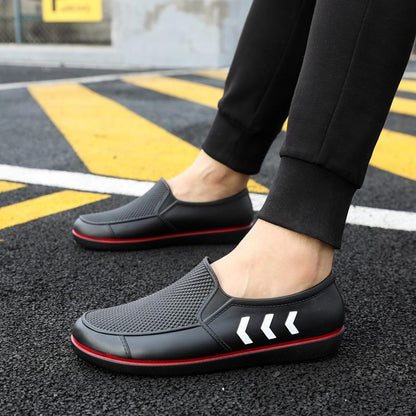 Casual Simple Textured Stretch Loafers