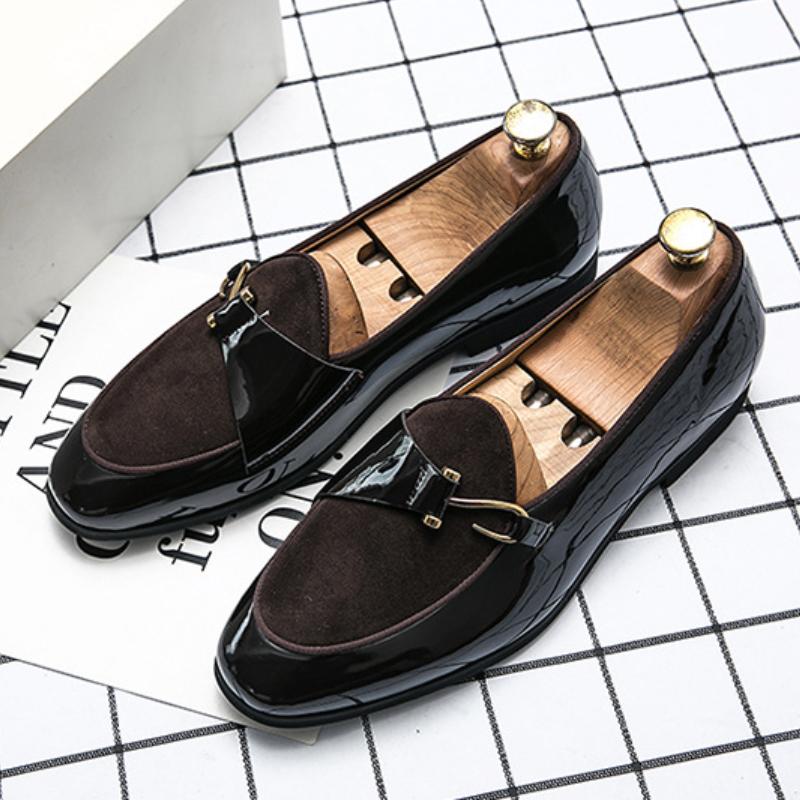 Personalized trend small leather shoes